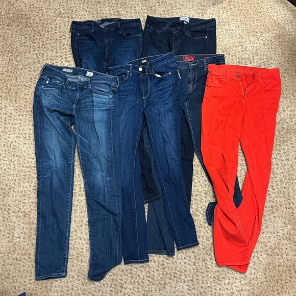 Bundle of jeans. Size 28. Two Paige jeans say 29 but fit like 28 - Picture 2 of 8